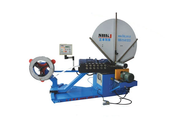 Mesin Pembuat Saluran Hvac Mesin Pengeluaran Paip Lingkaran Tiub Udara Roll Bekas Mesin
