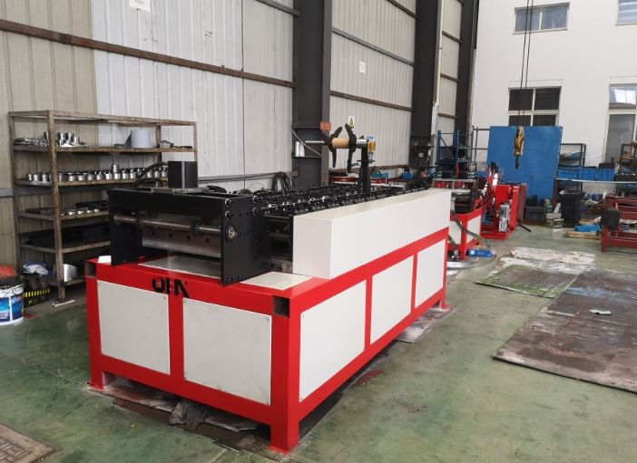 HVAC Air Duct Penyambung Fleksibel Membuat Membentuk Mesin Fabrikasi