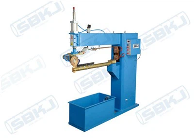 Pengeluaran Bulat Hvac Air Pipe Seaming Welding Air Duct Machine