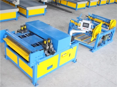 Mesin Pembuat Saluran Udara Auto Square HVAC, Talian Pengeluaran Paip Angin 3, Mesin Pembentuk Tiub Udara